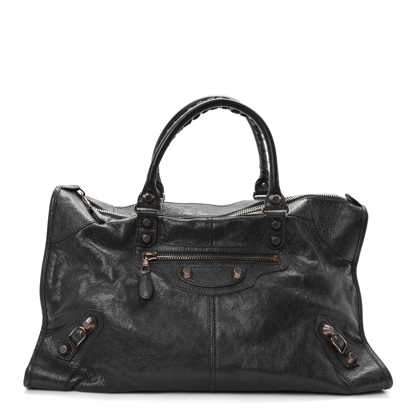 Agneau Giant 12 Rose Gold Hardware Anthracite