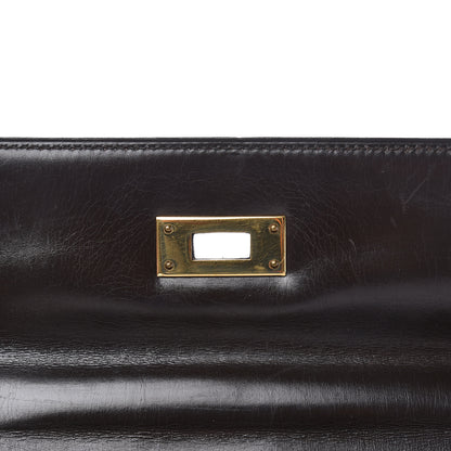 Hermes Box Kelly Retourne 28 Chocolate 19 of 35