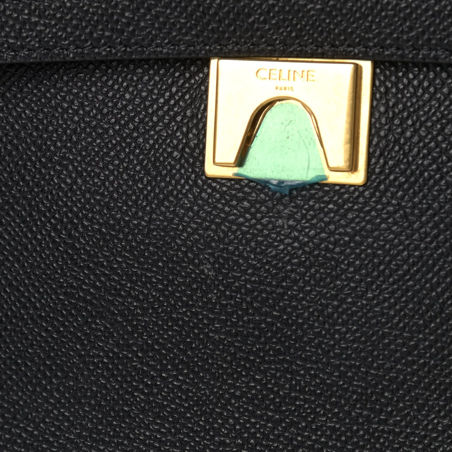 Grained Calfskin Mini Belt Bag Black