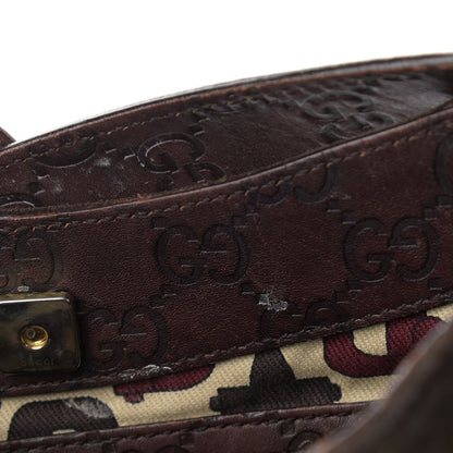 Gucci Guccissima Suede Hasler Hobo Dark Brown 14 of 19