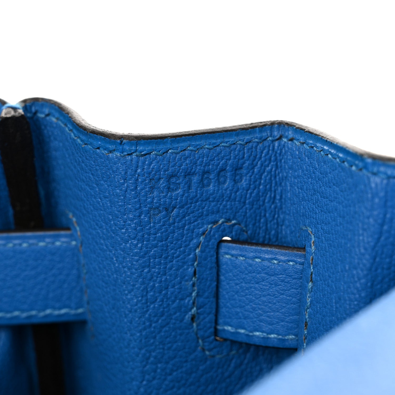 Hermes Evercolor Kelly Retourne 32 Bleu Hydra 7 of 11