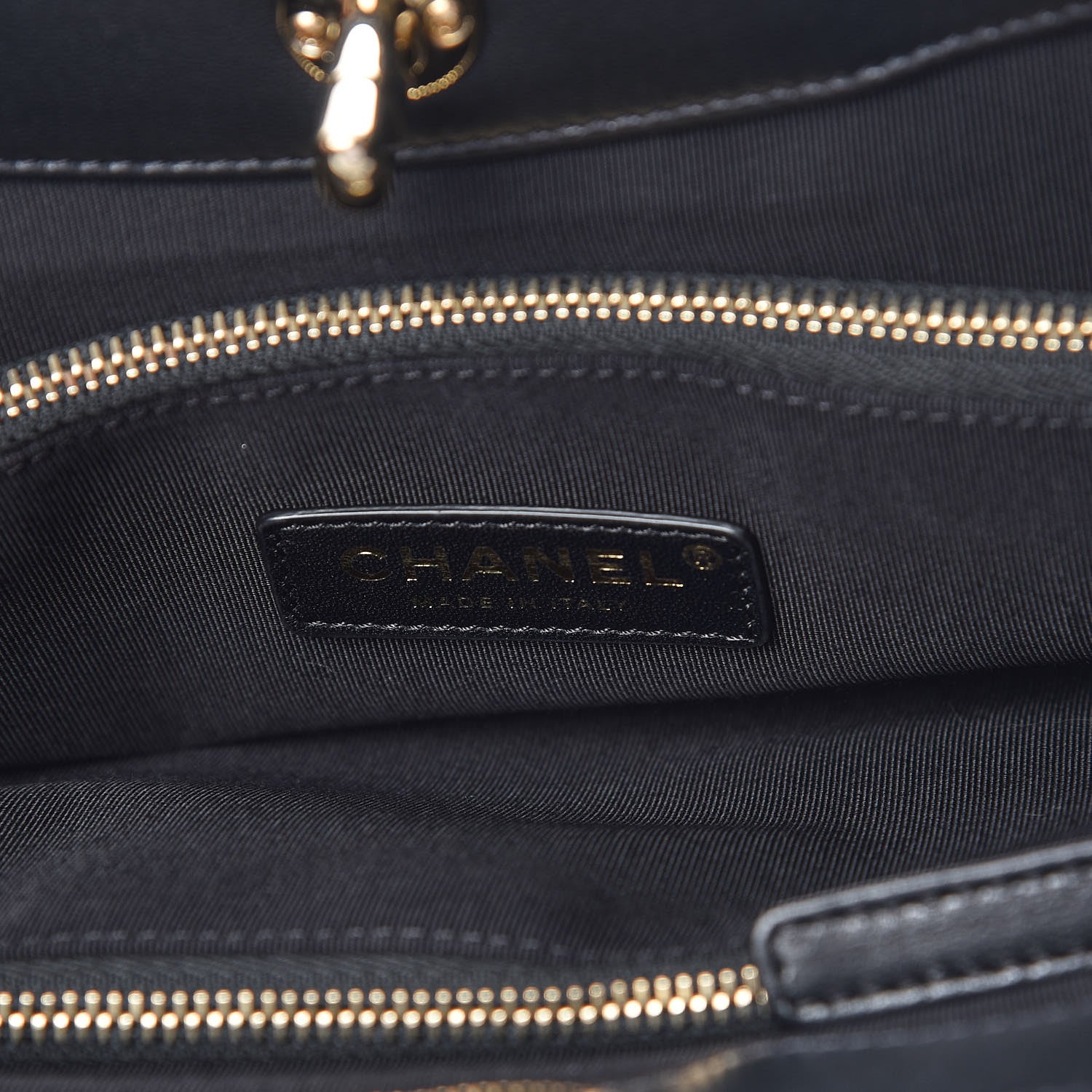 Chanel Lambskin Quilted Large 31 Shopping Bag Black 5 of 7