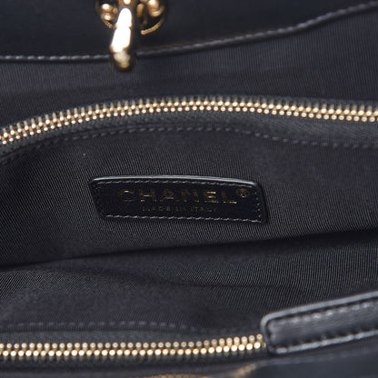 Chanel Lambskin Quilted Large 31 Shopping Bag Black 5 of 7