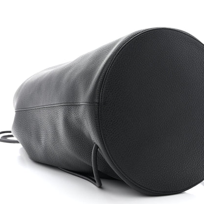 The Row Grained Calfskin Massimo Backpack Black 8 of 9