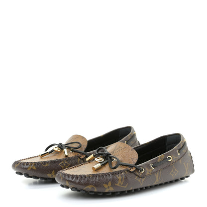 Louis Vuitton Patent Reverse Monogram Gloria Loafers 39 2 of 12