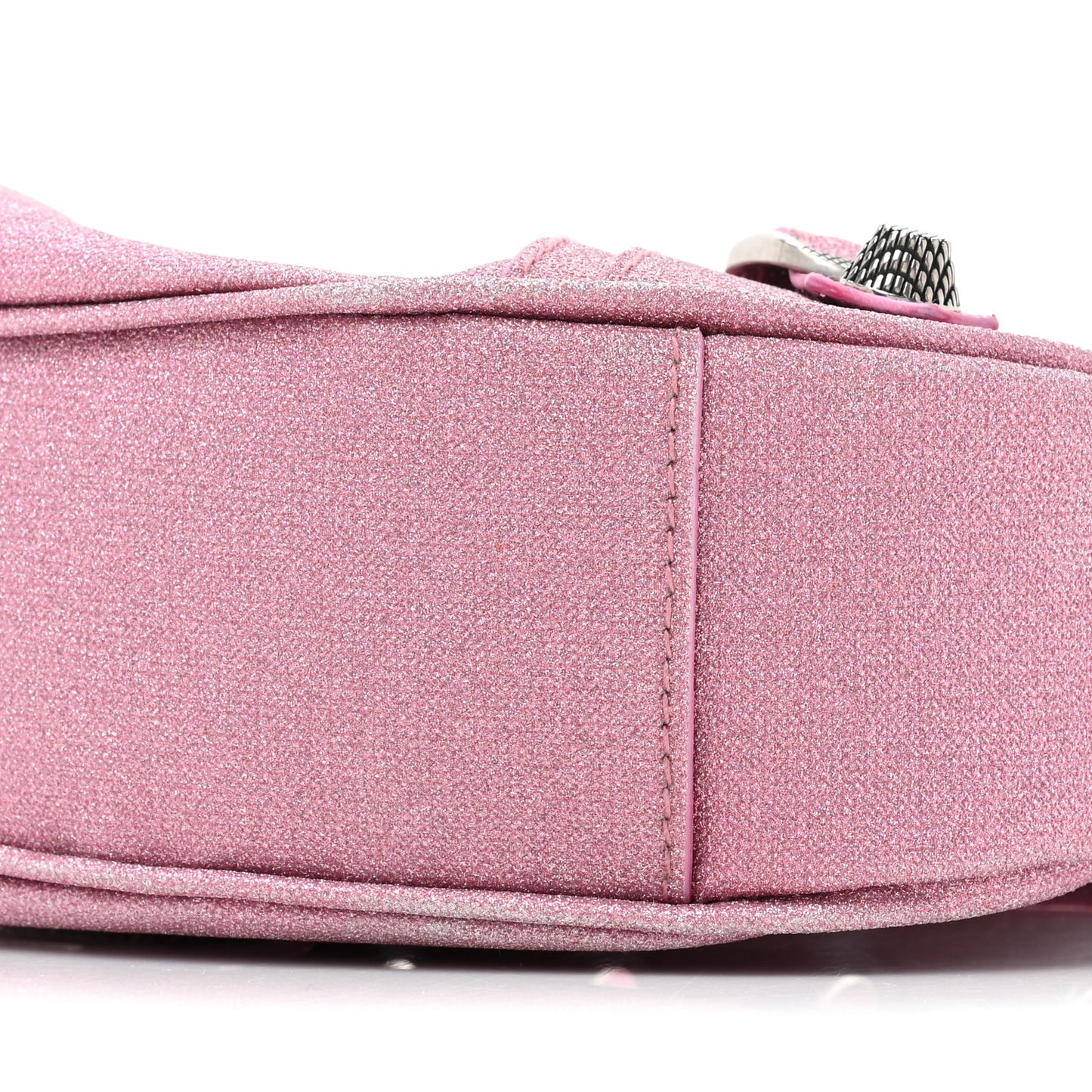 Sparkling Fabric Le Cagole Shoulder Bag XS Sweet Pink