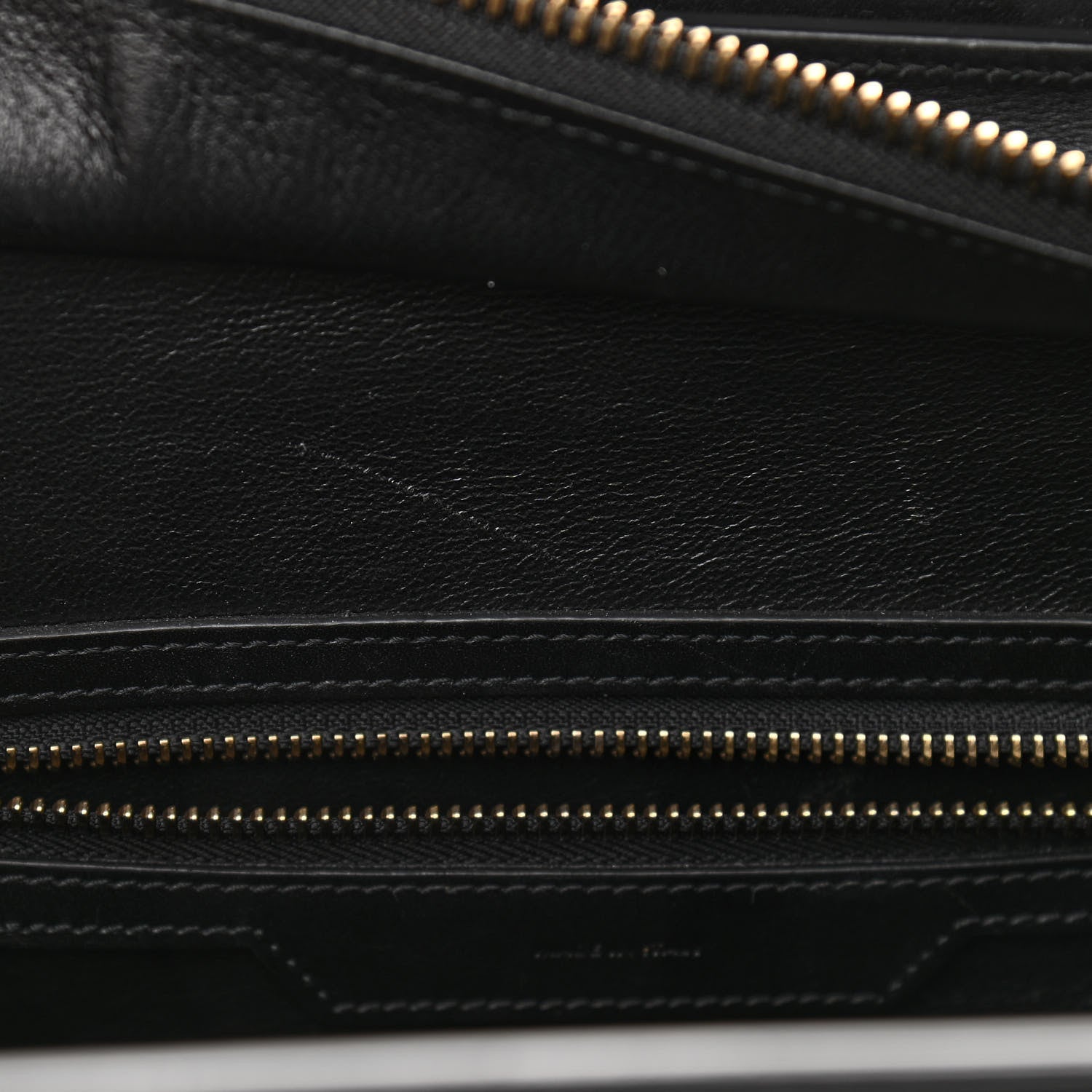 Celine Smooth Calfskin Micro Luggage Black 12 of 14