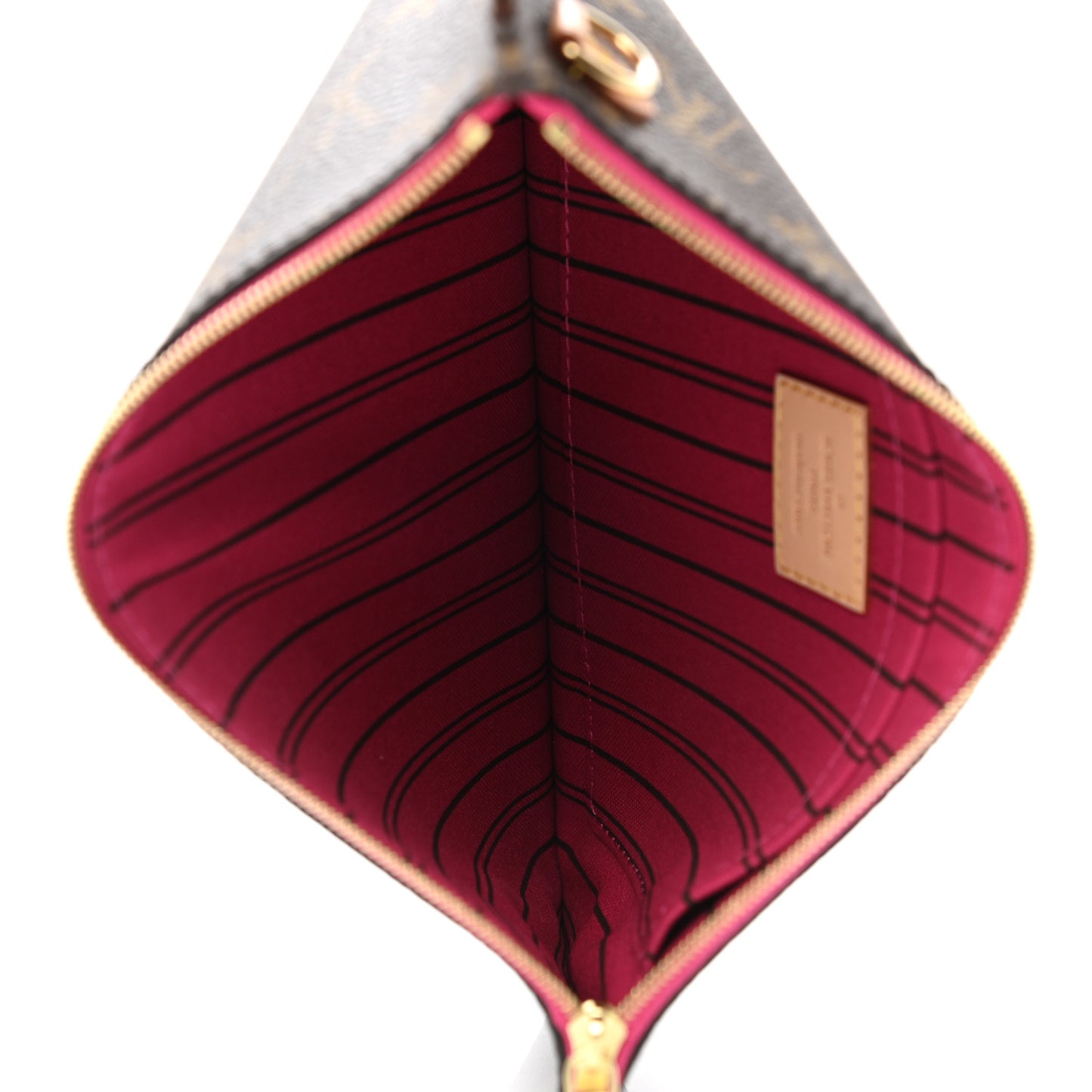 Monogram Neverfull MM GM Pochette Pivoine