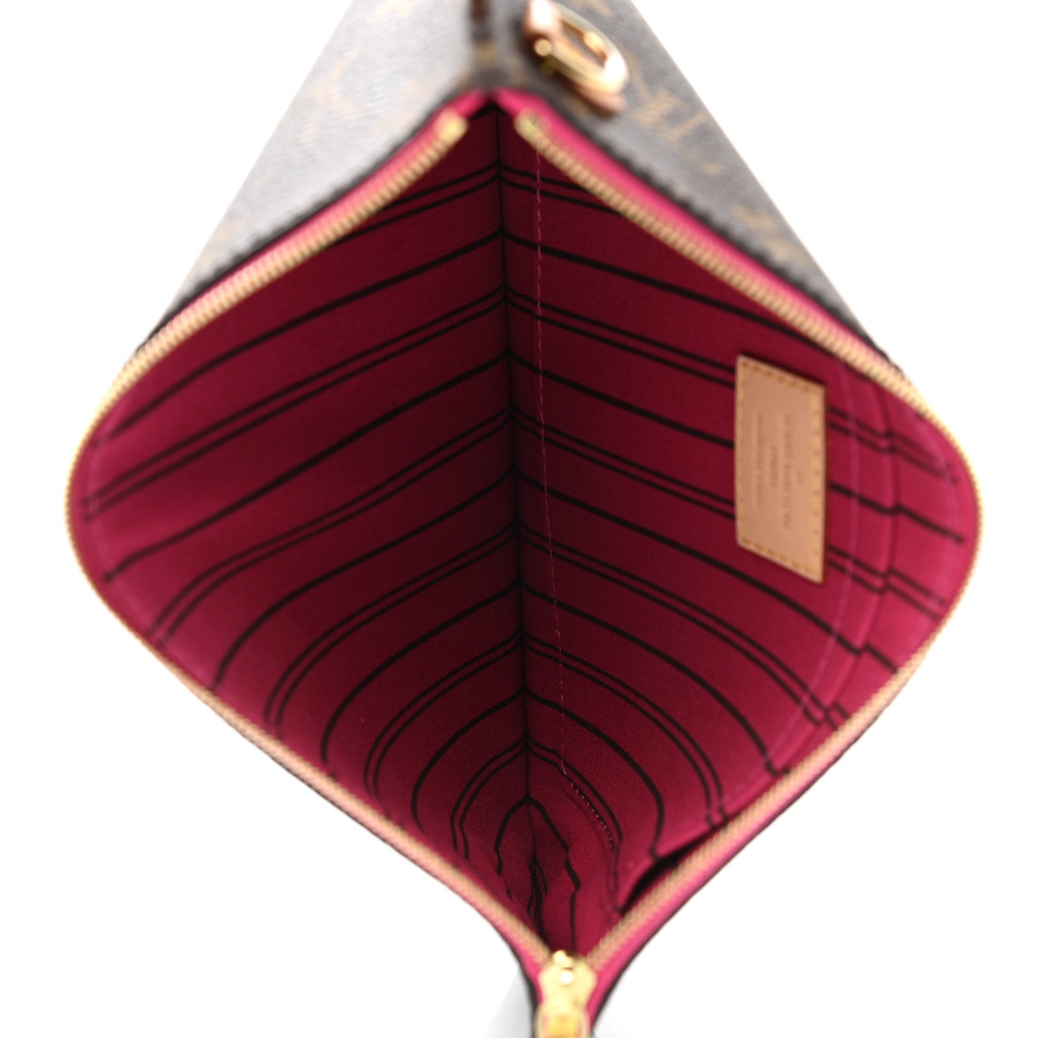 Louis Vuitton Monogram Neverfull MM GM Pochette Pivoine 5 of 7