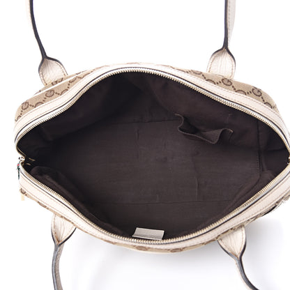 Gucci Monogram Small Princy Satchel Off White 5 of 16