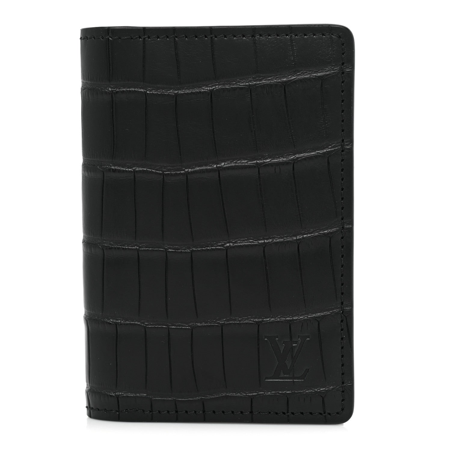 Louis Vuitton Crocodile Pocket Organizer Black 1 of 8