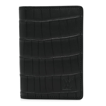 Louis Vuitton Crocodile Pocket Organizer Black 1 of 8