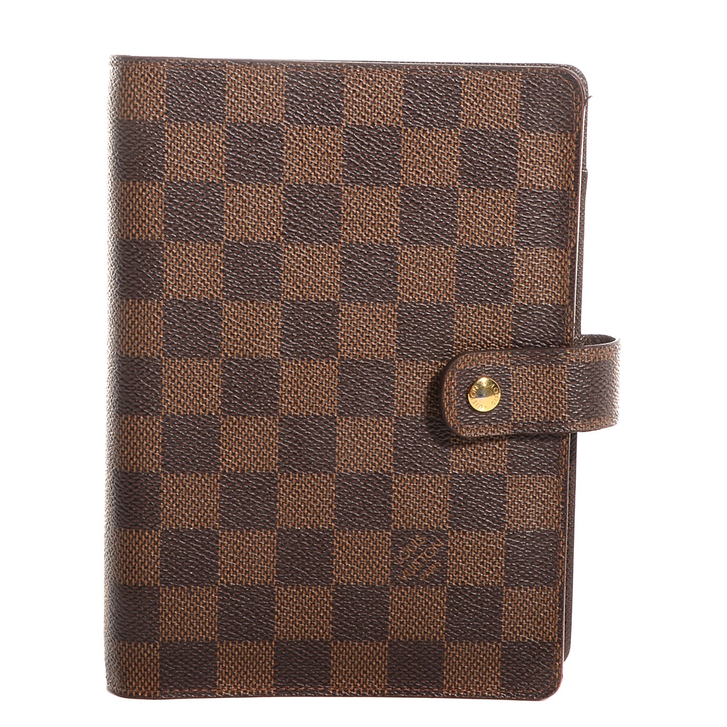Damier Ebene Medium Ring Agenda Cover