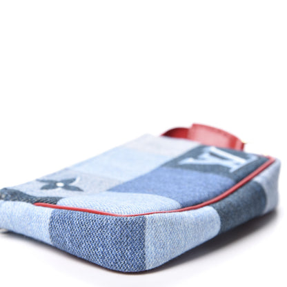 Louis Vuitton Denim Micro Pochette Accessories Denim Rouge 5 of 9