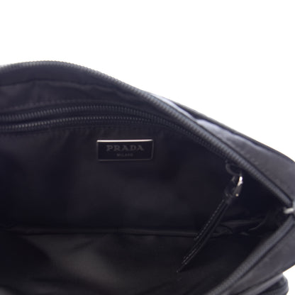 Prada Tessuto Nylon Calfskin Studded Belt Bag Black 5 of 9