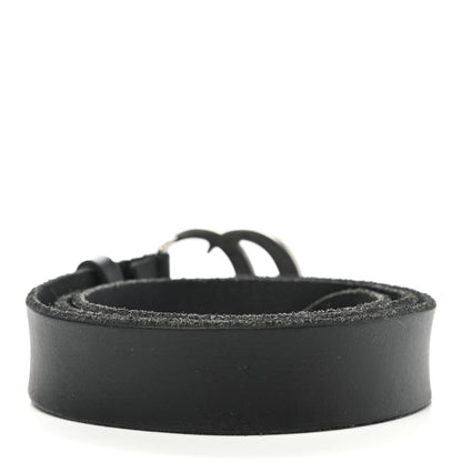 Gucci Faded Calfskin Double G 30mm Belt 85 34 Black 2 of 4