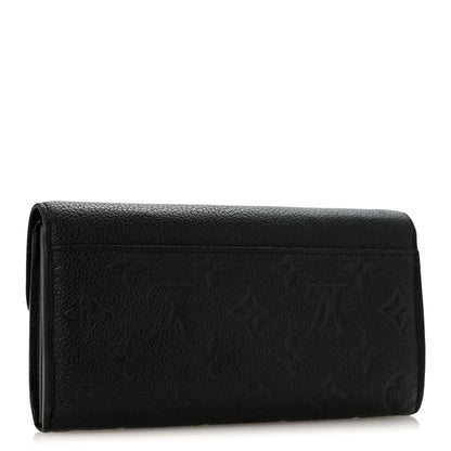 Louis Vuitton Empreinte Sarah Wallet NM Black 3 of 10