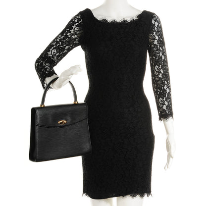 Louis Vuitton Epi Malesherbes Black 2 of 7