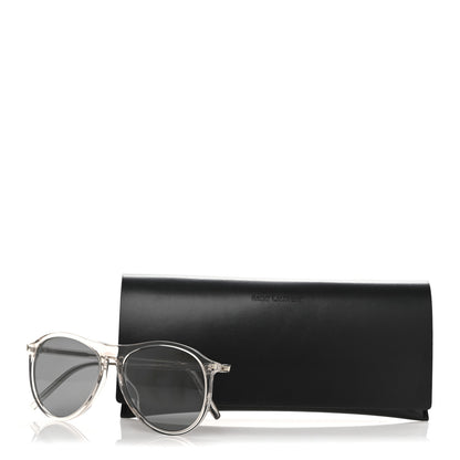 Saint Laurent Acetate Thin Pilot Sunglasses SE 667 Transparent 9 of 9