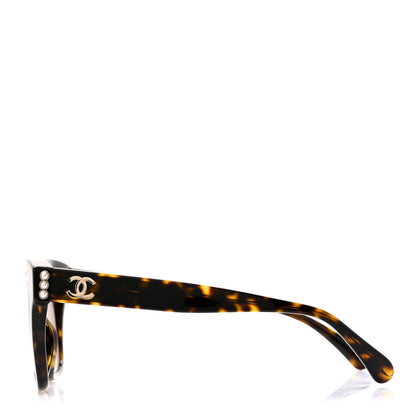 Chanel Acetate Polarized Pearl CC Square Sunglasses 5482-H-A Dark Tortoise 3 of 7