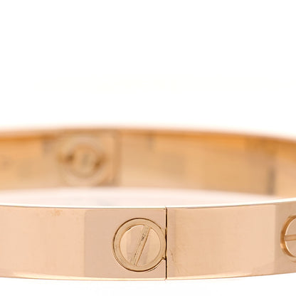 Cartier 18K Pink Gold LOVE Bracelet 17 4 of 9