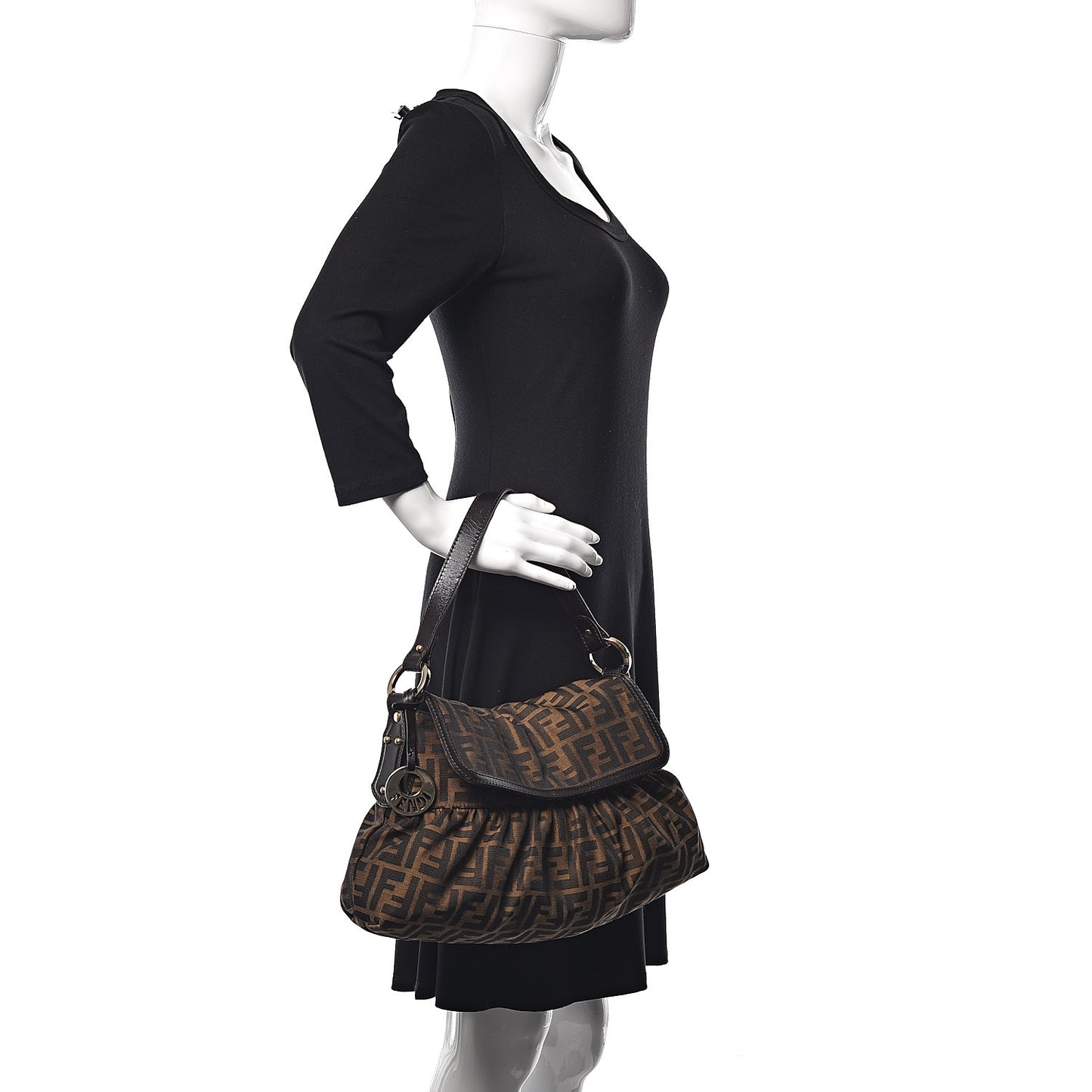 Zucca Medium Chef Shoulder Bag Tobacco