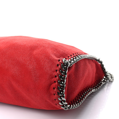 Stella McCartney Shaggy Deer Falabella Fold Over Tote Cherry 9 of 9
