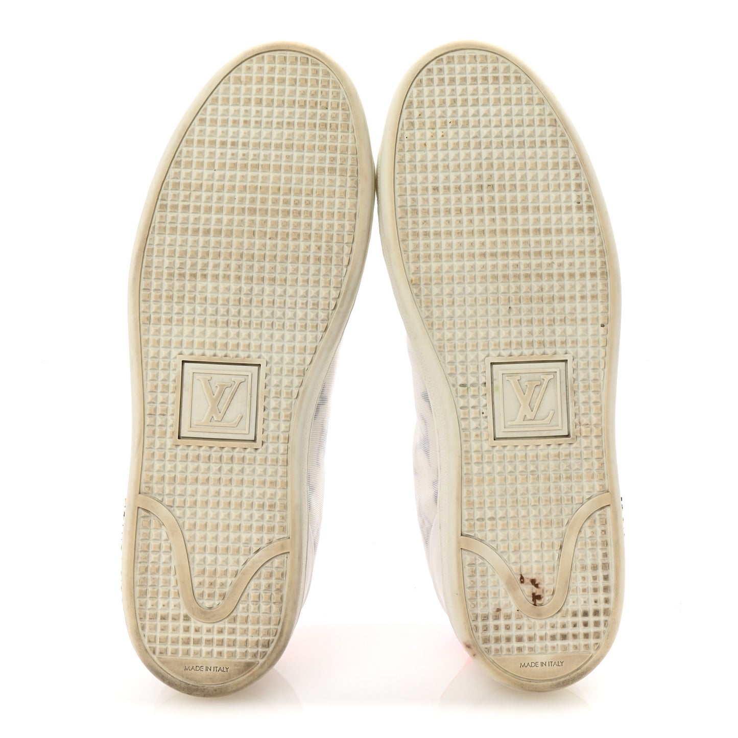 Technical Fabric Calfskin Monogram Frontrow Sneakers 39 Pink