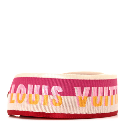 Louis Vuitton Jacquard Speedy Bandouliere 20 Shoulder Strap Fuchsia 2 of 3