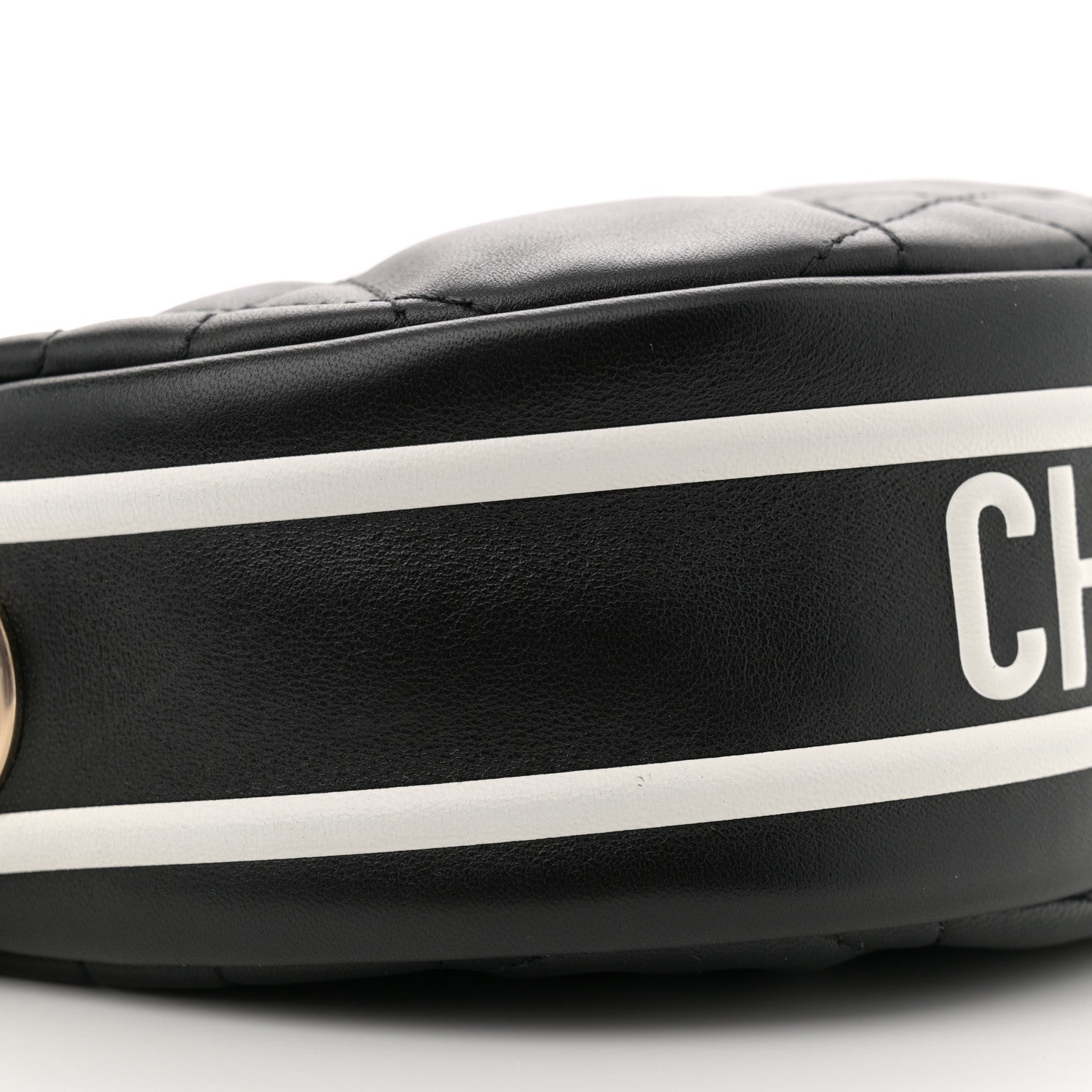 Christian Dior Lambskin Cannage Small Dior Vibe Hobo Bag Black 9 of 10
