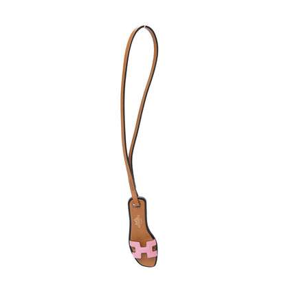 Hermes Epsom Butler Calfskin Hunter Oran Nano Bag Charm Rose Confetti Sable 1 of 4