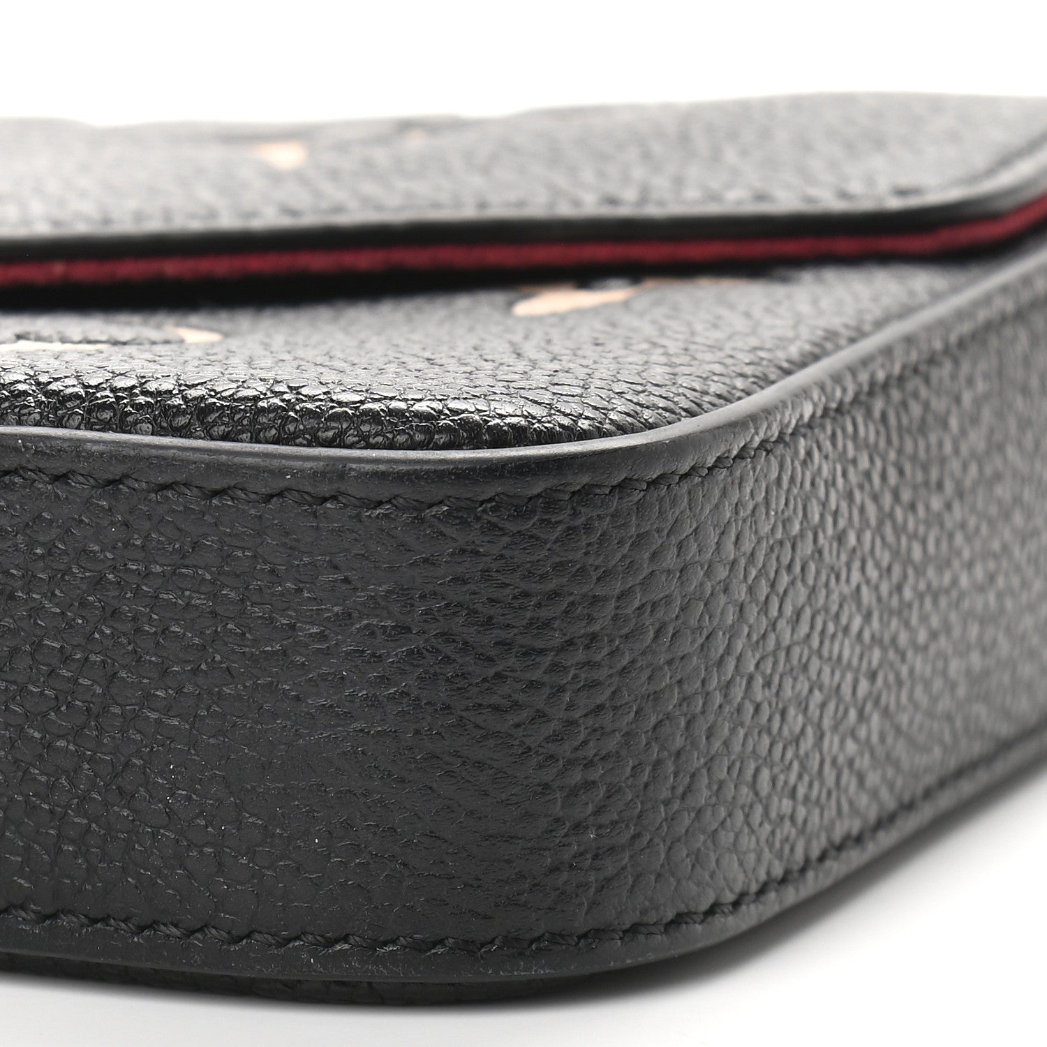 Louis Vuitton Empreinte Monogram Giant Felicie Pochette Black Beige 8 of 10