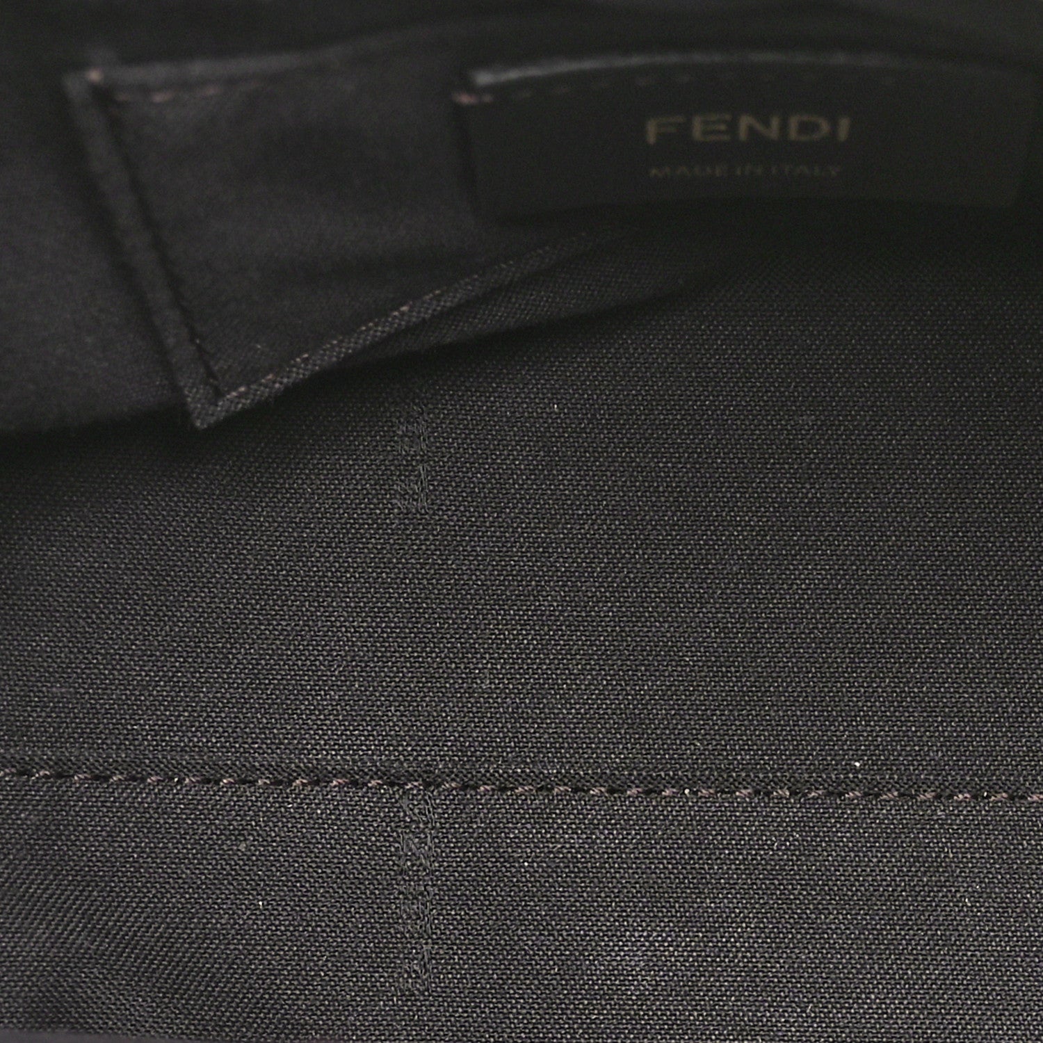 Fendi Fabric Jacquard Vitello King Plexiglass FF 1974 Logo Embroidered Mini By The Way Top Handle Boston Bag Tobacco Moro Sand 5 of 10
