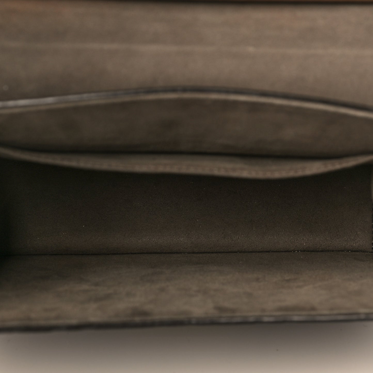 Vitello Century F is Fendi Bi-Color FF 1974 Embossed Kan I Shoulder Bag Maya Black