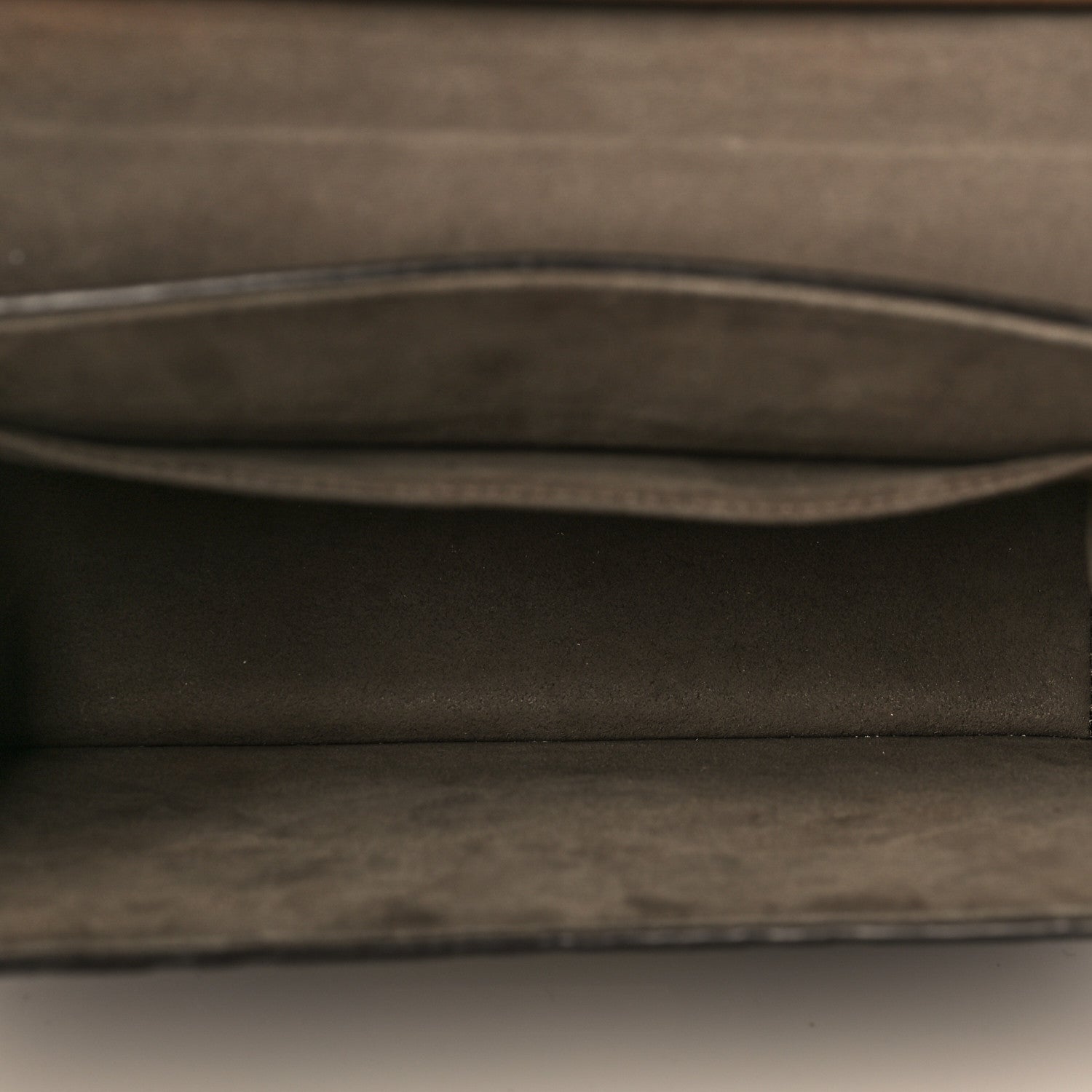 Fendi Vitello Century F is Fendi Bi-Color FF 1974 Embossed Kan I Shoulder Bag Maya Black 5 of 11