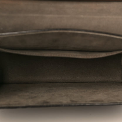 Fendi Vitello Century F is Fendi Bi-Color FF 1974 Embossed Kan I Shoulder Bag Maya Black 5 of 11