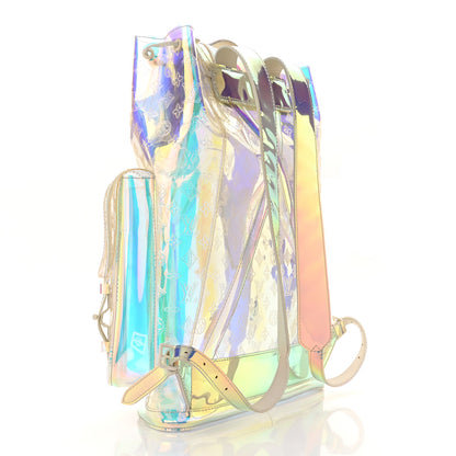 Louis Vuitton PVC Monogram Christopher Backpack GM Iridescent Prism 3 of 12