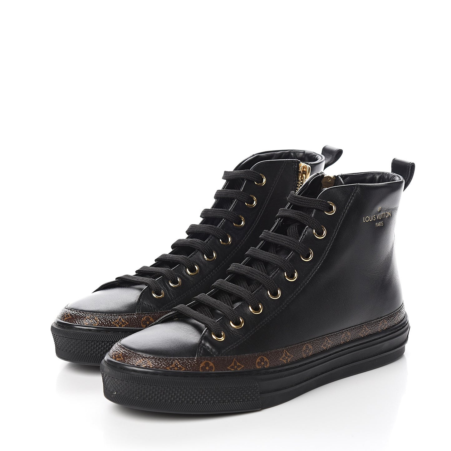 Monogram Stellar Sneaker Boots 36 Black