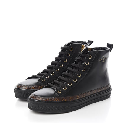 Louis Vuitton Monogram Stellar Sneaker Boots 36 Black 3 of 8