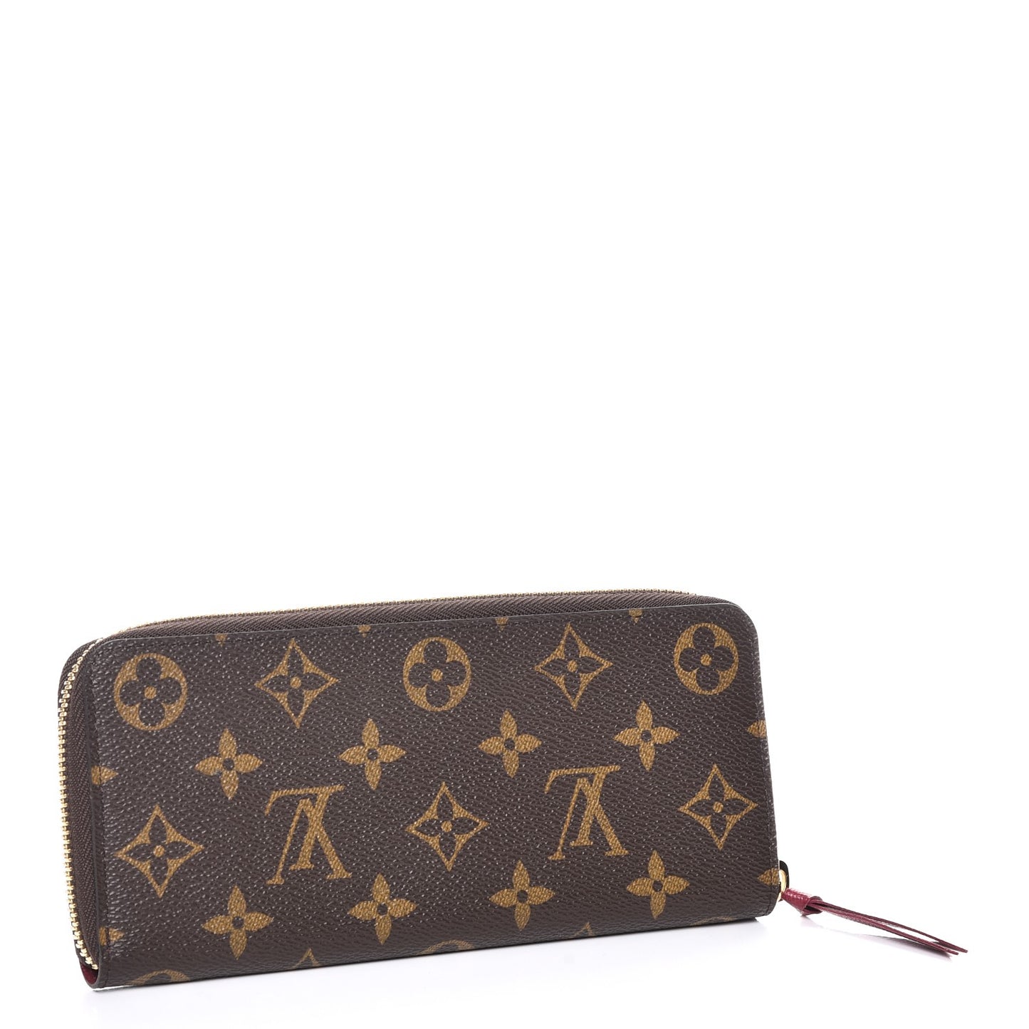 Monogram Clemence Wallet Fuchsia