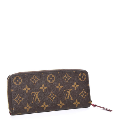 Louis Vuitton Monogram Clemence Wallet Fuchsia 3 of 8