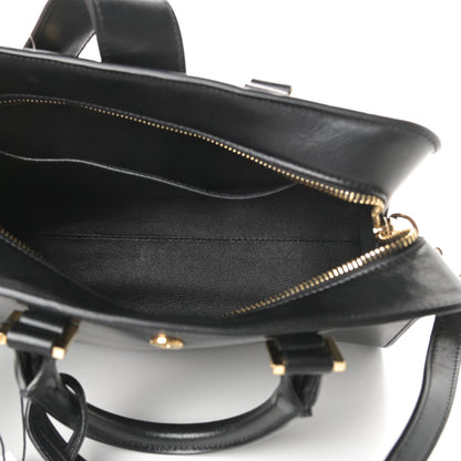 Saint Laurent Calfskin Monogram Baby Cabas Black 5 of 12