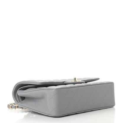 Chanel Caviar Quilted Medium Double Flap Grey 4 of 11