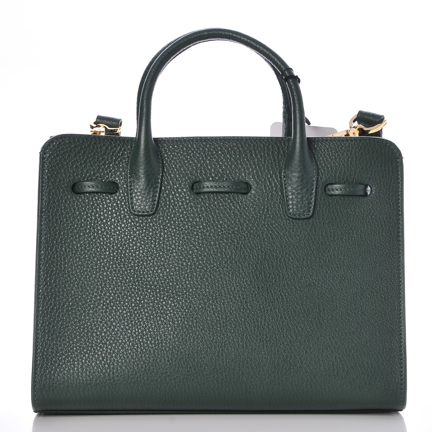 Tumble Calfskin Mini Sun Bag Moss