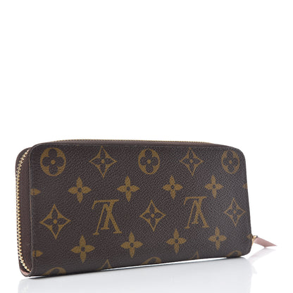 Louis Vuitton Monogram Clemence Wallet Rose Ballerine 3 of 7