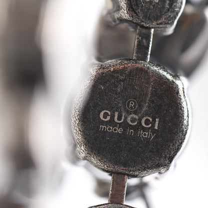 Gucci Metal Crystal Drop Earrings 4 of 4
