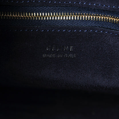 Celine Soft Grained Calfskin Sangle Bucket Bag Navy Blue 6 of 6