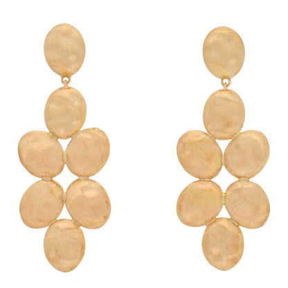 Marco Bicego 18K Yellow Gold Siviglia Cluster Drop Earrings 1 of 4