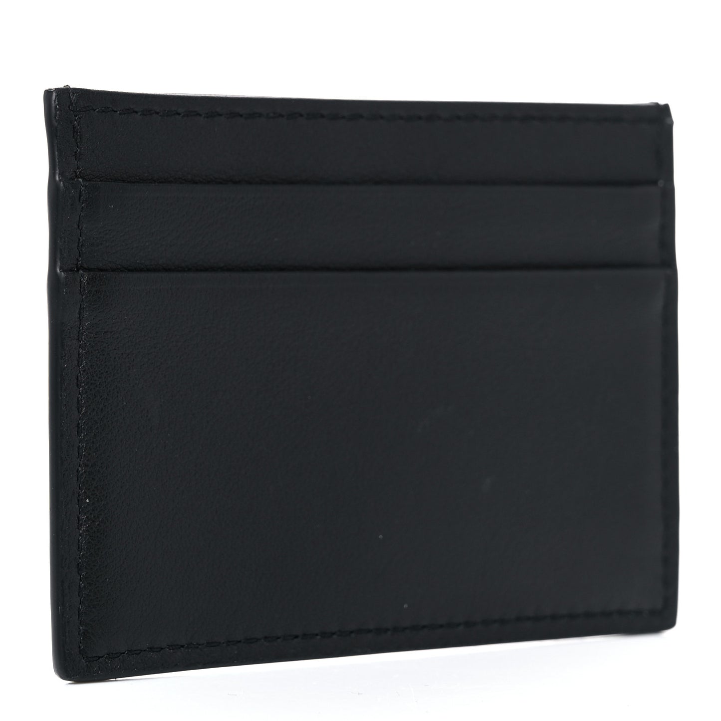 Calfskin Card Holder Black