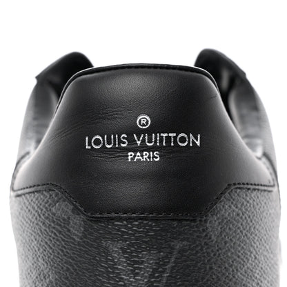 Louis Vuitton Reverse Monogram Eclipse Mens Rivoli Sneakers 10.5 Black 9 of 11